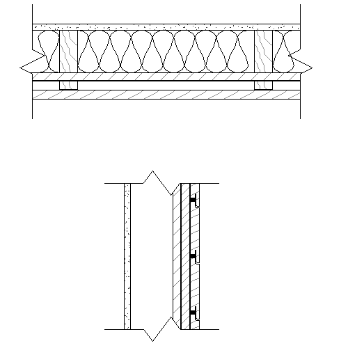 Real Rain Screen™ Siding (Wood Studs): Typical Plan and Section View 