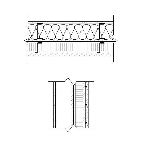 Real Rain Screen™ Siding (Metal Studs): Typical Plan and Section View
