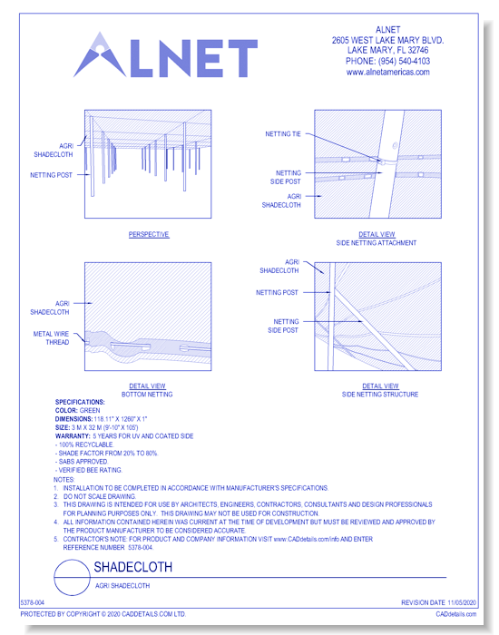Agri Shadecloth