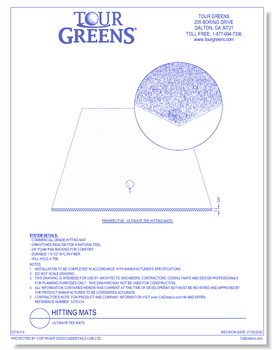 Hitting Mats: Ultimate Tee Mats