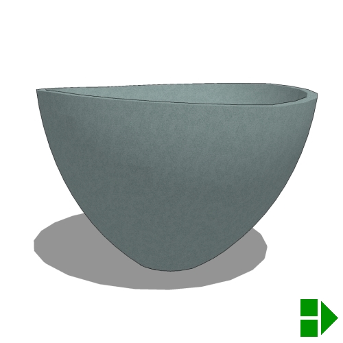 Wave Planters: Extra Large - 60" D x 40" H