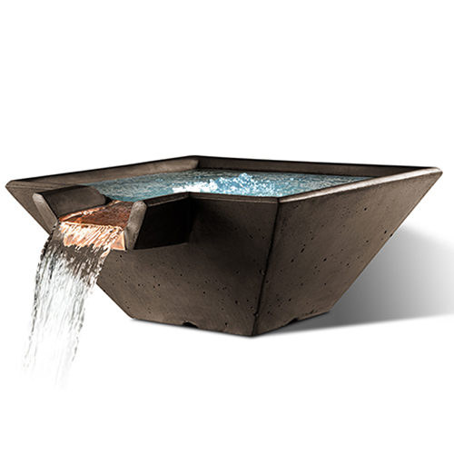 CAD Drawings Slick Rock Square Cascade Water Bowls