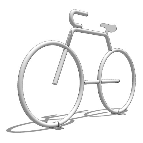 Dero Bike Racks: Bike Bike Rack With Surface Mount