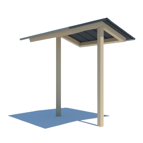 RCP Shelters: All Steel-Gable (AS-G8-2P-04)