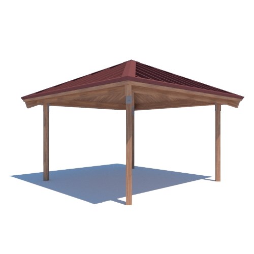 RCP Shelters: Laminated Wood-Square Hip (LW-SQ16-04)
