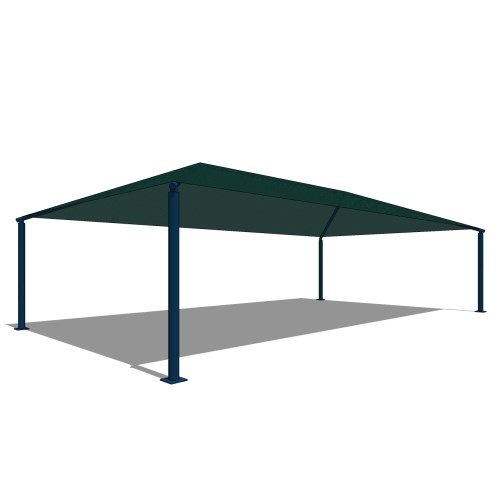 Superior Shade: 20' x 38' Rectangle Shade With 8' Height, Glide Elbow™, And In-Ground Mount
