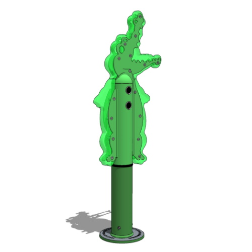 Freestanding Play Features: Crocodile