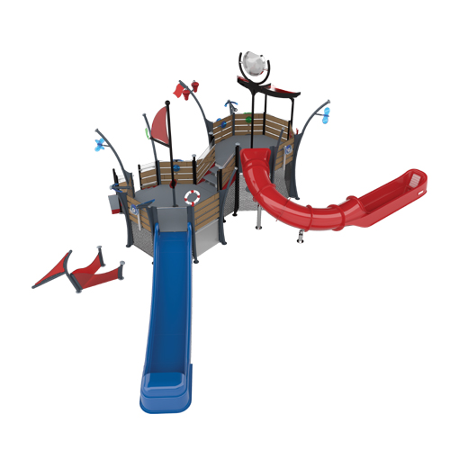 CAD Drawings BIM Models Waterplay Solutions Corp. Exploration Series Pirate Ship 