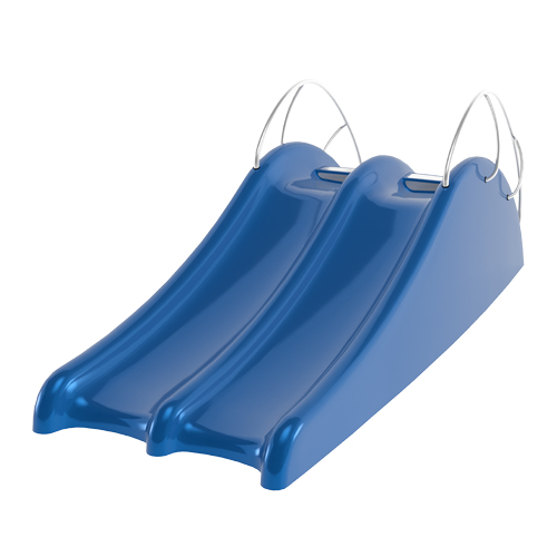 CAD Drawings BIM Models Waterplay Solutions Corp. Freestanding Play Features: Twin Tot Slide