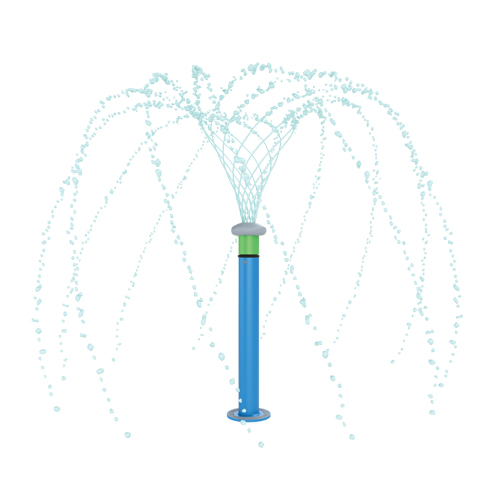 CAD Drawings BIM Models Waterplay Solutions Corp. Freestanding Play Features: Water Weaver 2