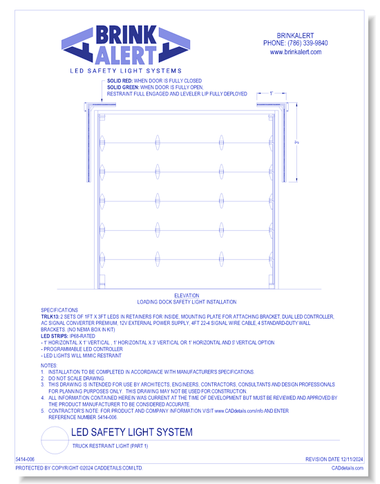 BrinkAlert: Truck Restraint Light (Part 1)