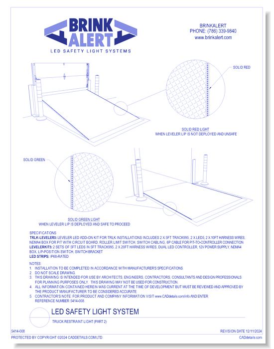 BrinkAlert: Truck Restraint Light (Part 2)