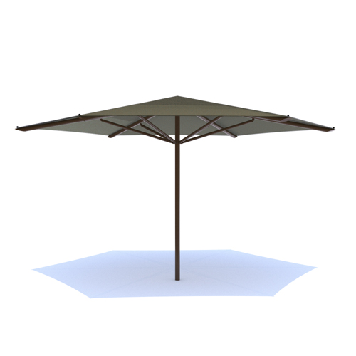 CAD Drawings BIM Models Modern Shade LLC Center Post Umbrella