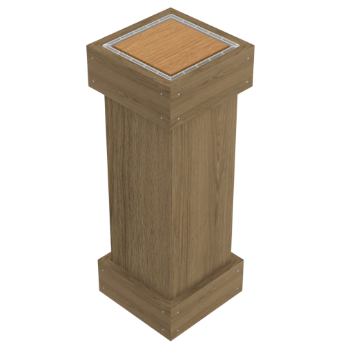 CAD Drawings ChamClad 7" Column Wrap with Trim