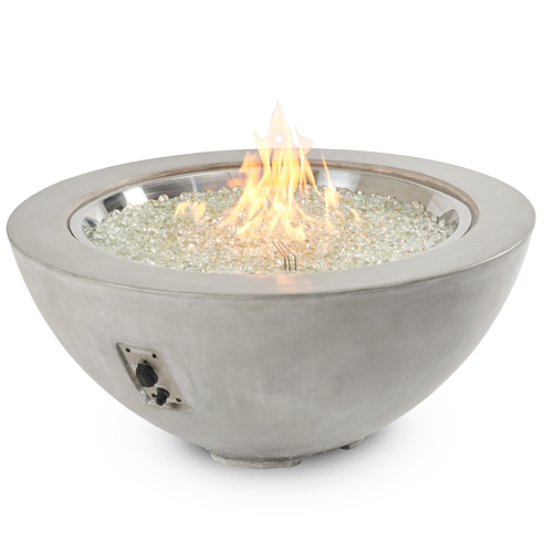CAD Drawings BIM Models The Outdoor GreatRoom Company Natural Grey Cove 42" Round Gas Fire Pit Bowl