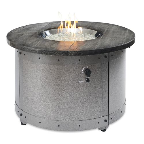 CAD Drawings The Outdoor GreatRoom Company Edison Round Gas Fire Pit Table