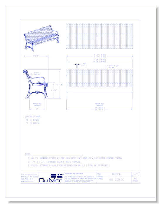 Bench 58 Series