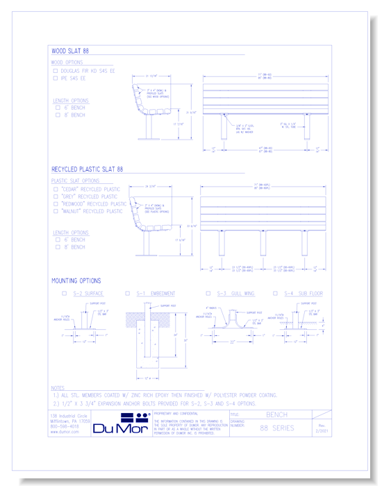 Bench 88 Series