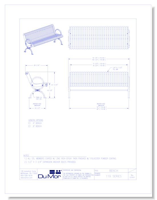 Bench 119 Series
