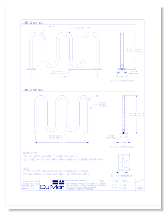 Bike Rack 125/130