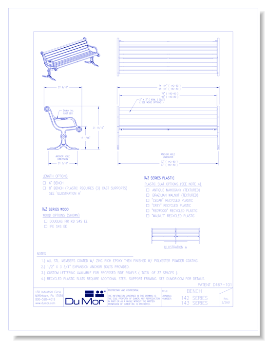 Bench 142/143 Series