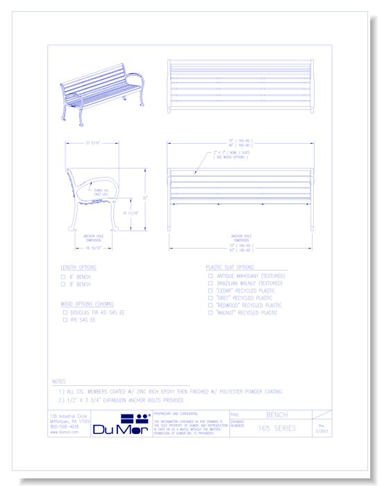 Bench 165 Series