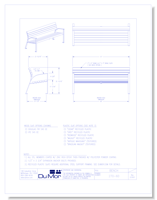 Bench 270-60