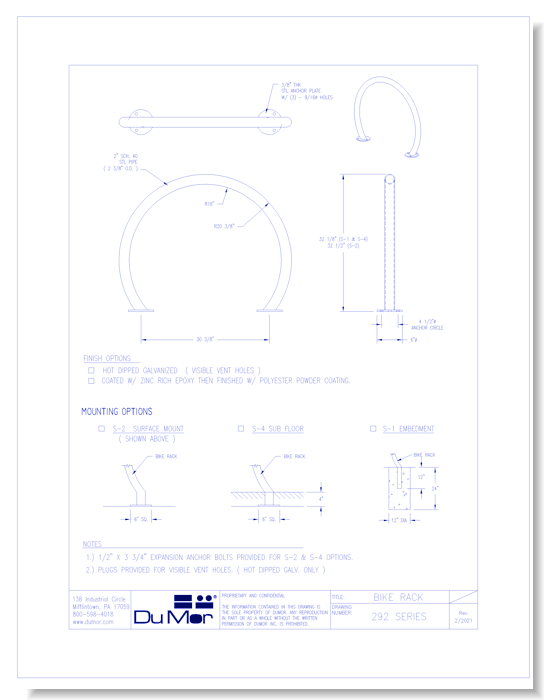 Bike Rack 292 Series