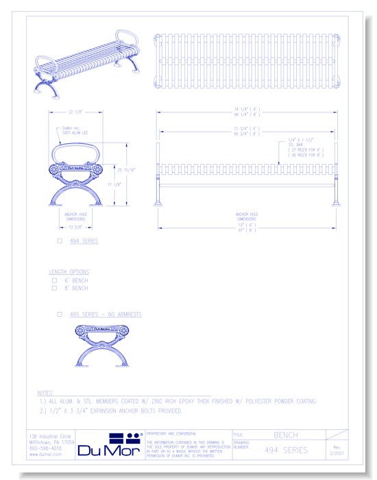 Bench 494/495 Series