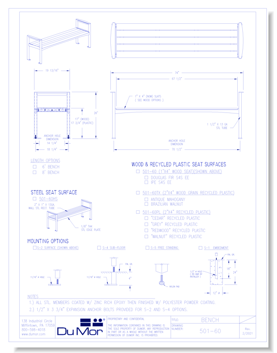 Bench 501