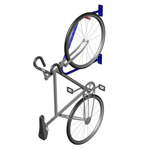CAD Drawings BIM Models Greenspoke (850460) Bike Hanger, Single-Bike, Wall Mount 