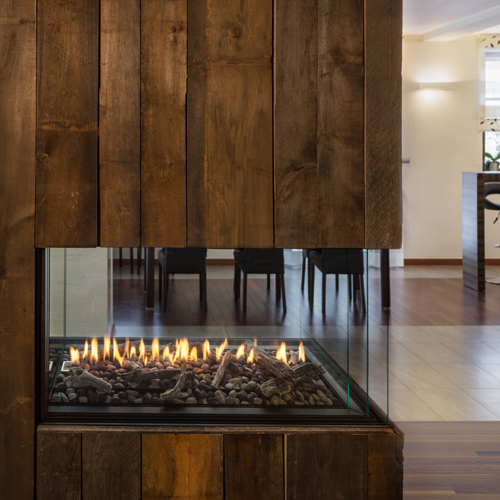 CAD Drawings Montigo Fireplaces 4' Pier - EXEMPLAR Series (RP424PFC) Luxury Residential Gas Fireplace