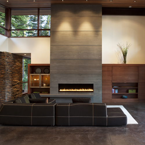 CAD Drawings BIM Models Montigo Fireplaces 5' Single Sided - EXEMPLAR Series (R520) Luxury Residential Gas Fireplace