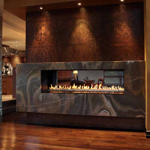 CAD Drawings BIM Models Montigo Fireplaces 6' See Through - EXEMPLAR Series (R620ST) Luxury Residential Gas Fireplace