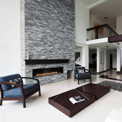 CAD Drawings BIM Models Montigo Fireplaces 7' Single Sided - EXEMPLAR Series (R720) Luxury Residential Gas Fireplace