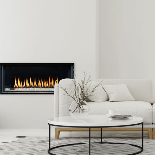 CAD Drawings BIM Models Montigo Fireplaces 36" Single Sided - DISTINCTION Series (D3615) Luxury Residential Gas Fireplace