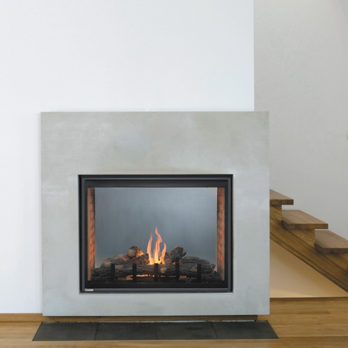 CAD Drawings BIM Models Montigo Fireplaces 42" See Through - DIVINE Series (H42FSD) Residential Gas Fireplace 
