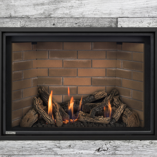 CAD Drawings BIM Models Montigo Fireplaces 38" Single Sided - DELRAY Square Series (DRSQ38-2) Residential Gas Fireplace