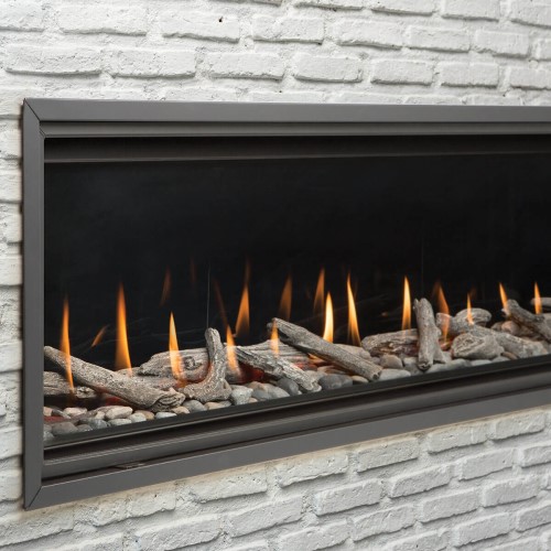 CAD Drawings BIM Models Montigo Fireplaces 60" Single Sided - DELRAY Series (DRL6013-2) Residential Gas Fireplace