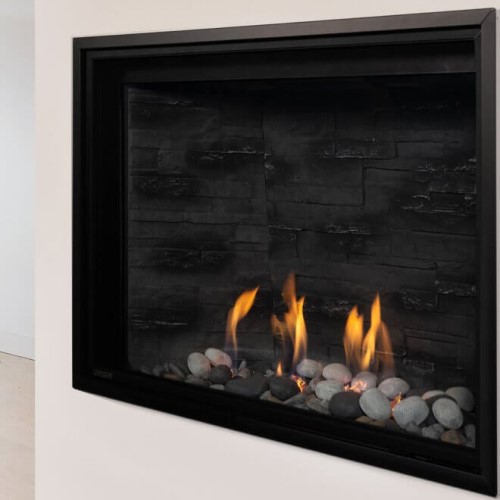 View 42" Single Sided - DELRAY Square Series (DRSQ42-2) Residential Gas Fireplace