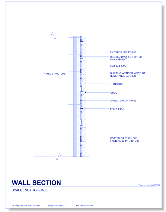 Brick Lath-Sheet: 3 - Wall Section