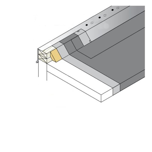 CAD Drawings BIM Models CertainTeed Commercial Roofing CT-03 Curb Flashing