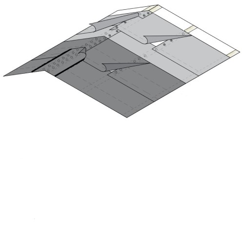 CAD Drawings BIM Models CertainTeed Commercial Roofing CT-29 Back Nailing - Insulated or Non-Nailable Substrates