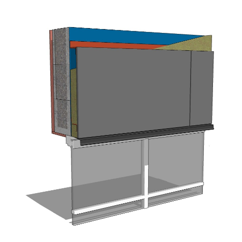 Armatherm™ Z Girt: Fiber Cement - Window Head - CMU