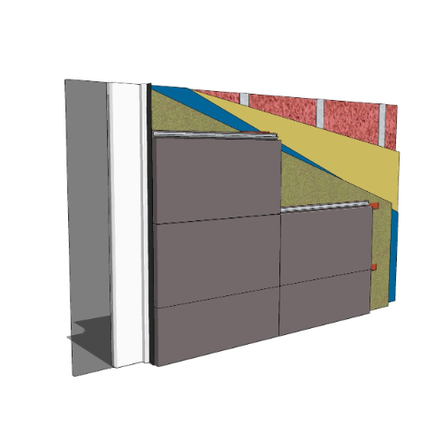 Armatherm™ Z Girt: ACM Panel - Swing Door Jamb - Stud Wall