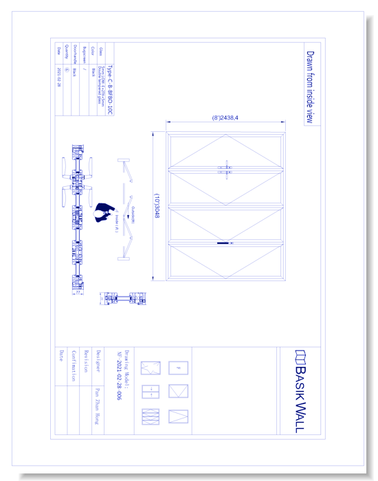 Bi-Fold Patio Door: 4 Panel (Model NF-2021-02-28-006)