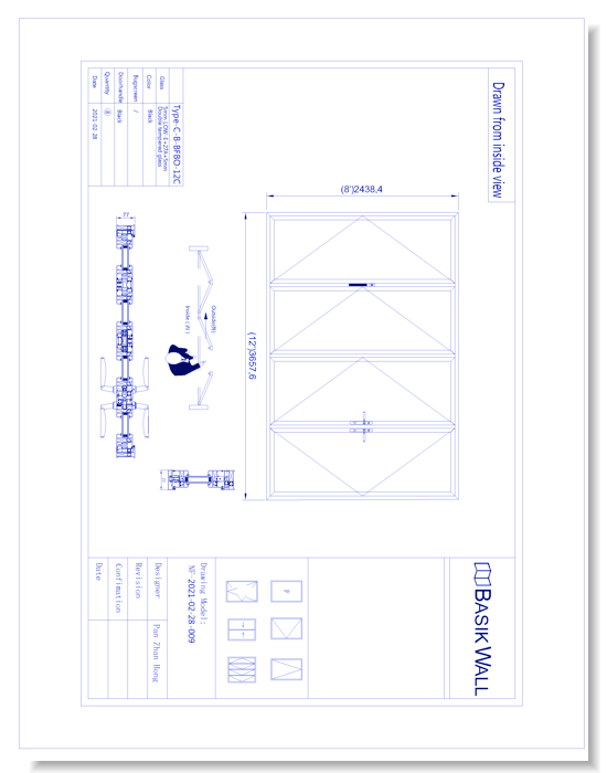 Bi-Fold Patio Door: 4 Panel (Model NF-2021-02-28-009)