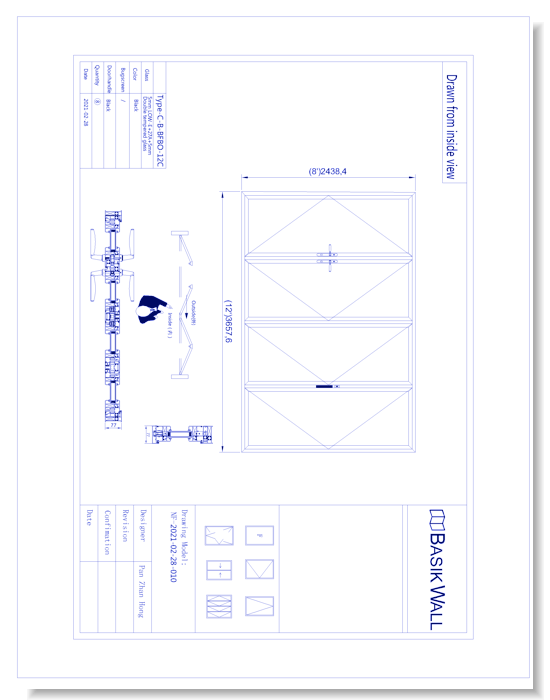 Bi-Fold Patio Door: 4 Panel (Model NF-2021-02-28-010)