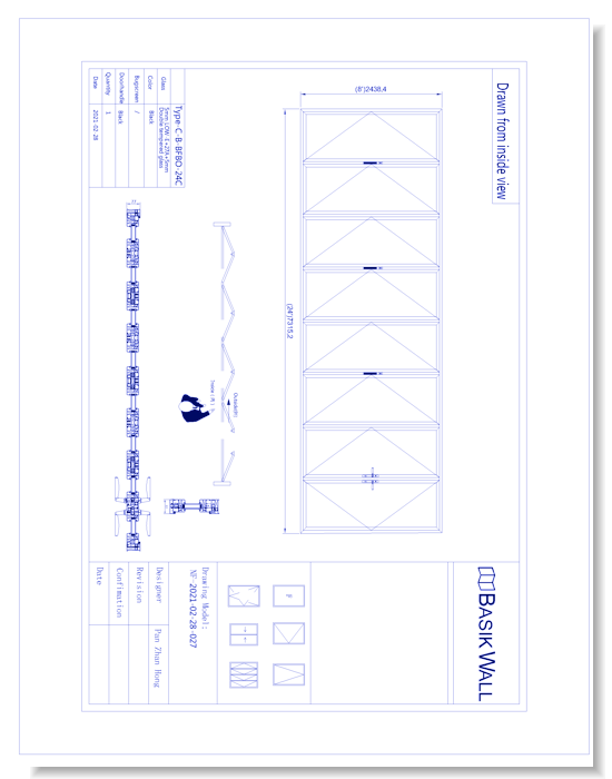 Bi-Fold Patio Door: 8 Panel (Model NF-2021-02-28-027)