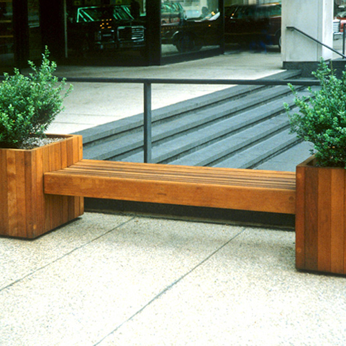 View Suspended Planter Bench [single] (SFB)
